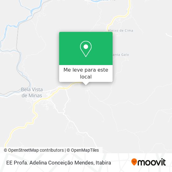 EE Profa. Adelina Conceição Mendes mapa