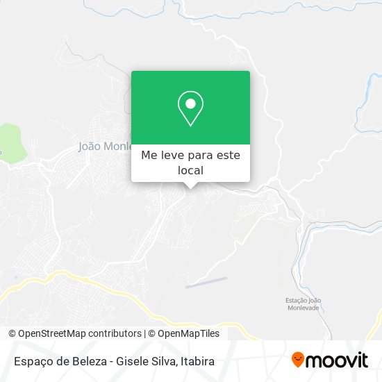 Espaço de Beleza - Gisele Silva mapa