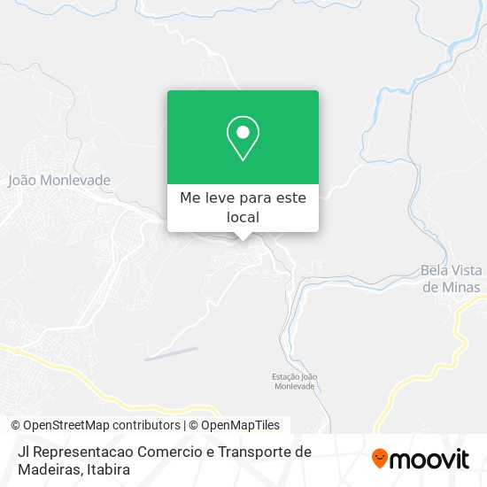 Jl Representacao Comercio e Transporte de Madeiras mapa