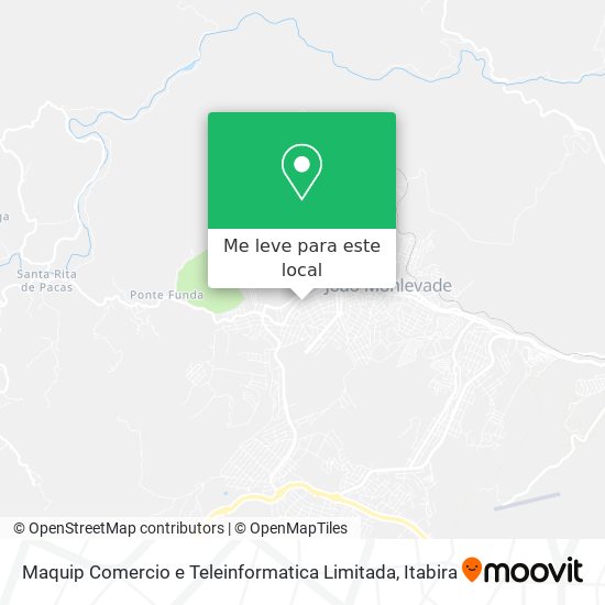 Maquip Comercio e Teleinformatica Limitada mapa