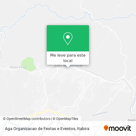 Aga Organizacao de Festas e Eventos mapa