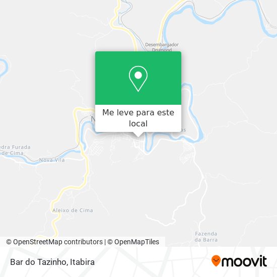Bar do Tazinho mapa