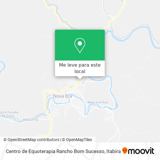 Centro de Equoterapia Rancho Bom Sucesso mapa