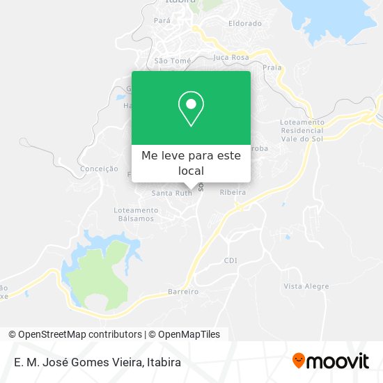 E. M. José Gomes Vieira mapa