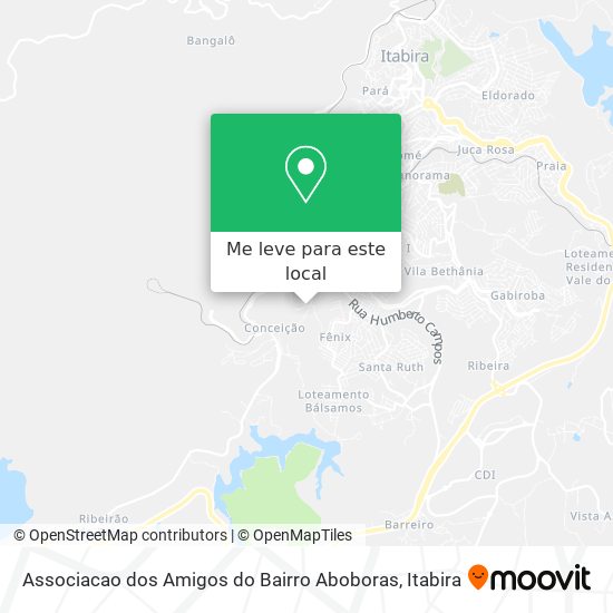 Associacao dos Amigos do Bairro Aboboras mapa