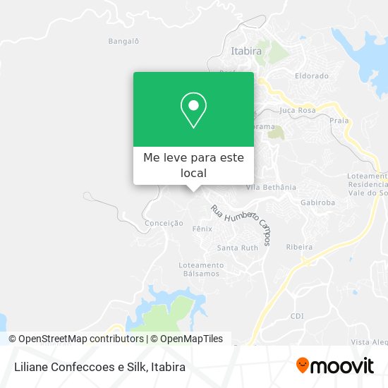 Liliane Confeccoes e Silk mapa