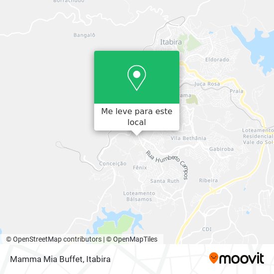 Mamma Mia Buffet mapa