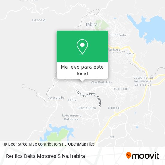 Retifica Delta Motores Silva mapa