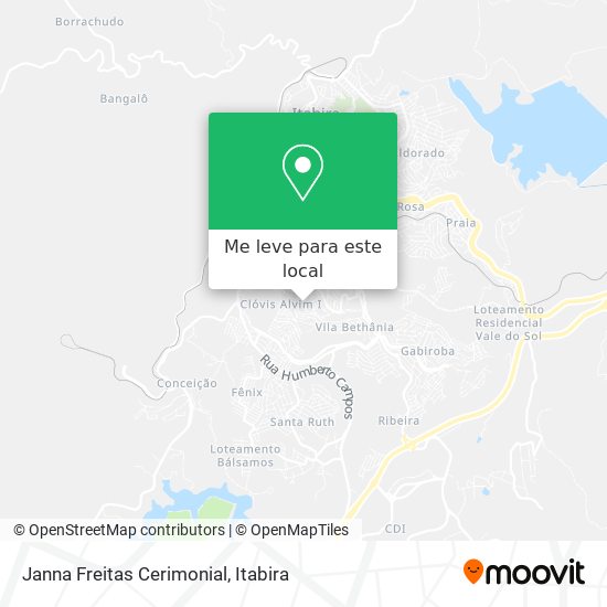 Janna Freitas Cerimonial mapa