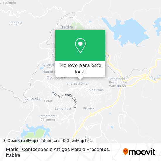 Marisil Confeccoes e Artigos Para a Presentes mapa