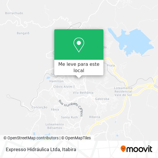 Expresso Hidráulica Ltda mapa