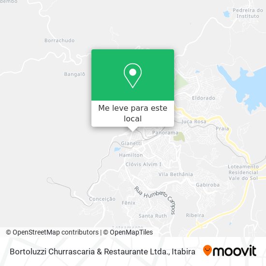 Bortoluzzi Churrascaria & Restaurante Ltda. mapa