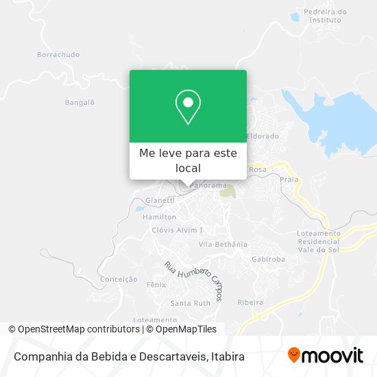 Companhia da Bebida e Descartaveis mapa