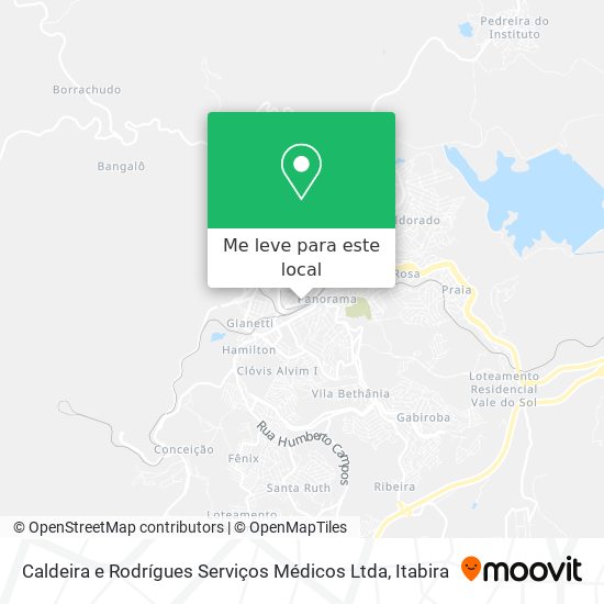 Caldeira e Rodrígues Serviços Médicos Ltda mapa