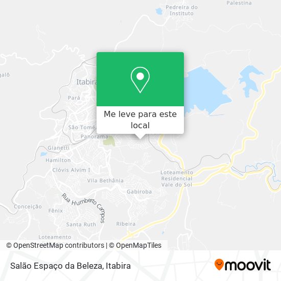 Salão Espaço da Beleza mapa