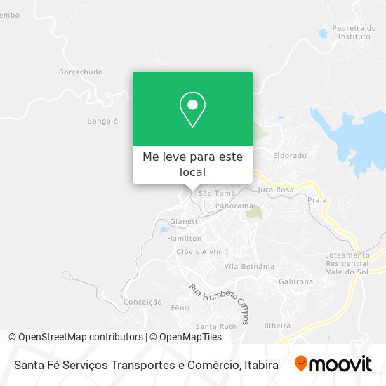 Santa Fé Serviços Transportes e Comércio mapa