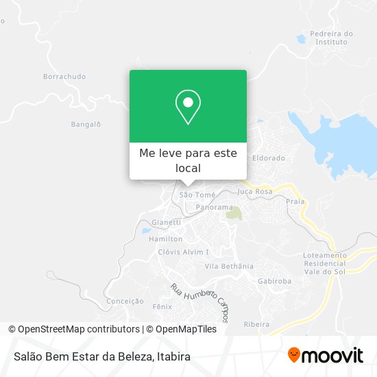 Salão Bem Estar da Beleza mapa