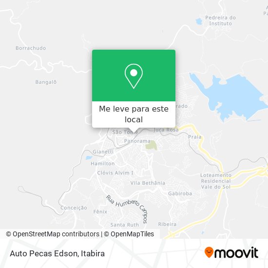Auto Pecas Edson mapa