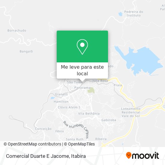 Comercial Duarte E Jacome mapa