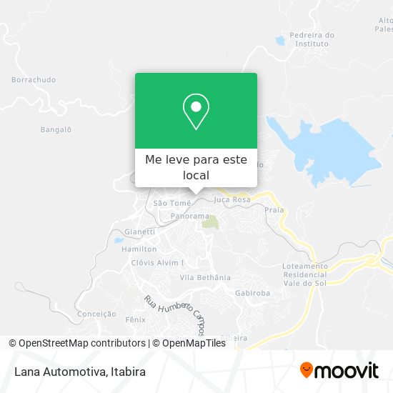Lana Automotiva mapa