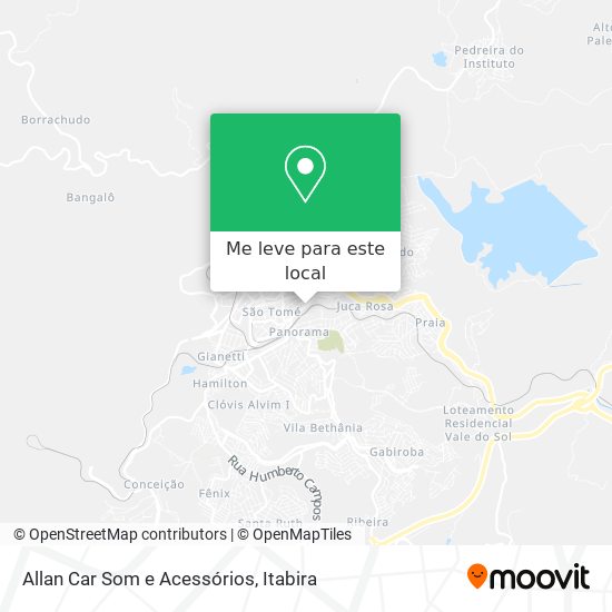 Allan Car Som e Acessórios mapa