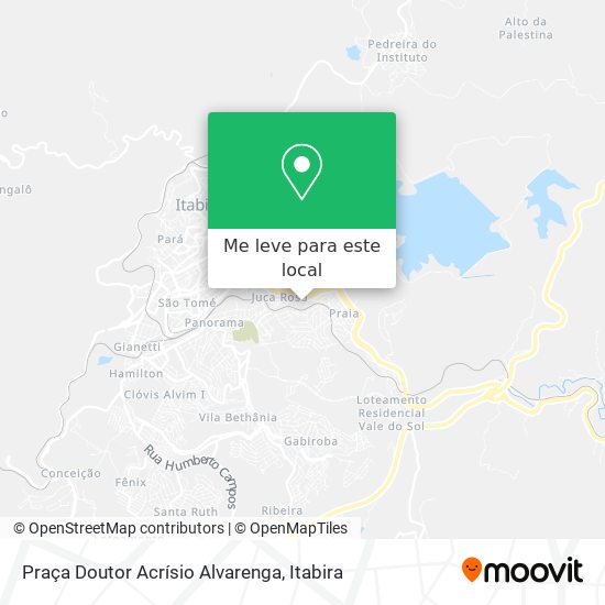 Praça Doutor Acrísio Alvarenga mapa