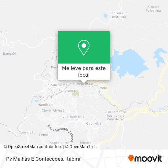 Pv Malhas E Confeccoes mapa
