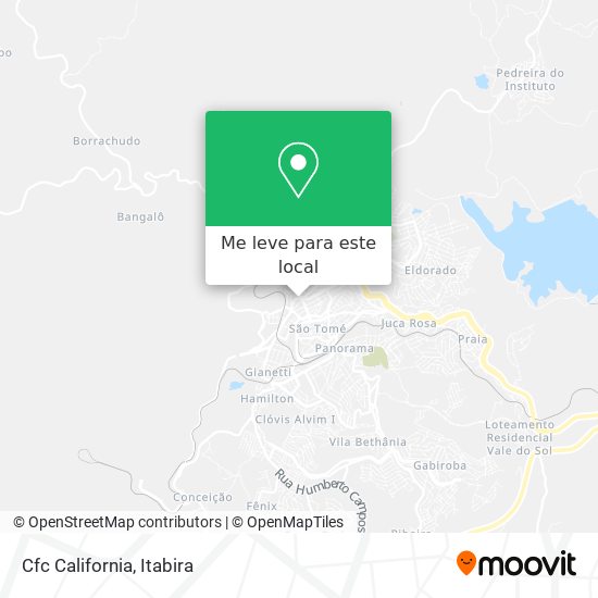 Cfc California mapa