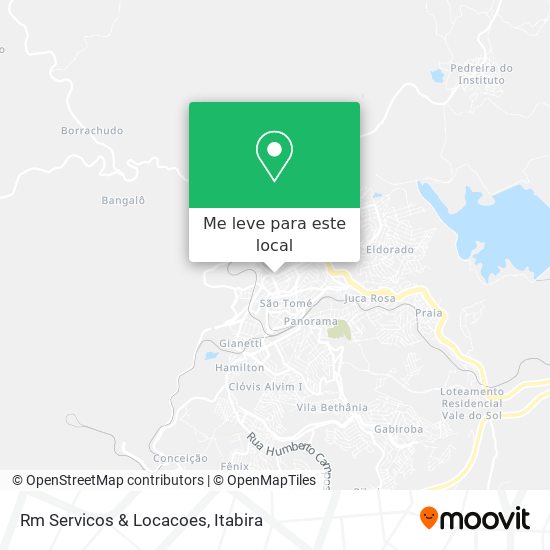 Rm Servicos & Locacoes mapa