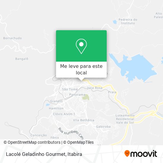 Lacolé Geladinho Gourmet mapa