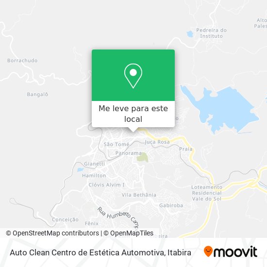 Auto Clean Centro de Estética Automotiva mapa