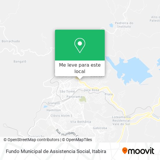 Fundo Municipal de Assistencia Social mapa