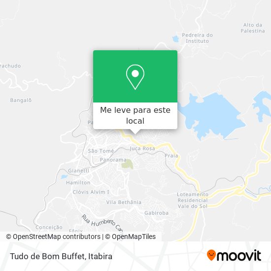 Tudo de Bom Buffet mapa