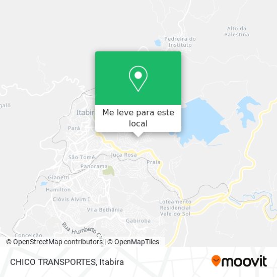 CHICO TRANSPORTES mapa