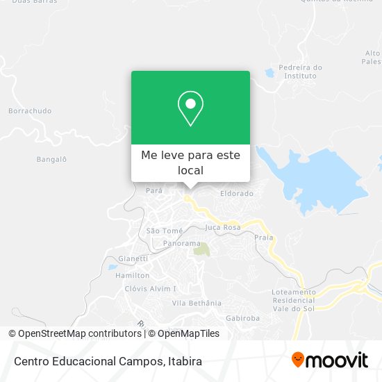 Centro Educacional Campos mapa