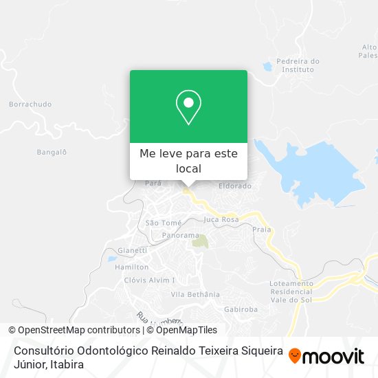 Consultório Odontológico Reinaldo Teixeira Siqueira Júnior mapa