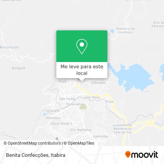 Benita Confecções mapa