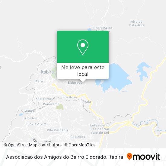 Associacao dos Amigos do Bairro Eldorado mapa