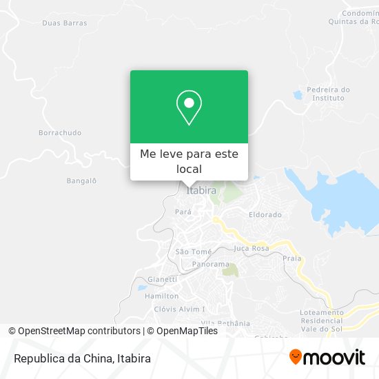 Republica da China mapa