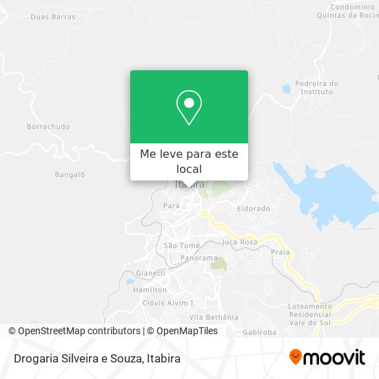 Drogaria Silveira e Souza mapa