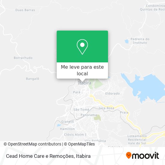 Cead Home Care e Remoções mapa