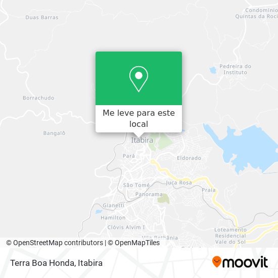 Terra Boa Honda mapa