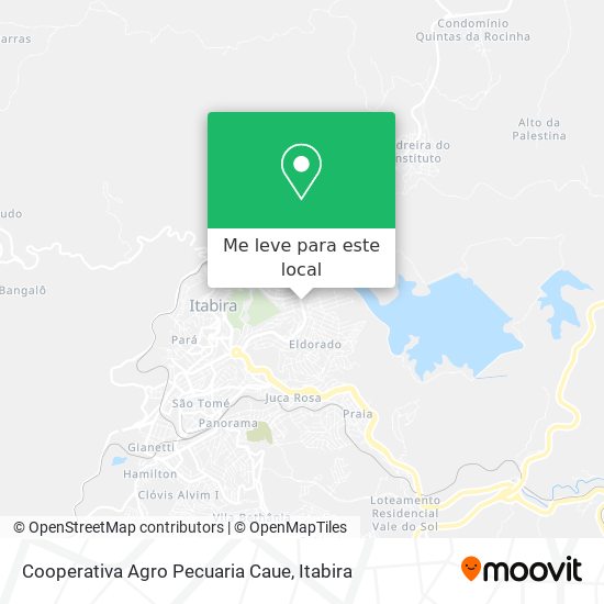Cooperativa Agro Pecuaria Caue mapa