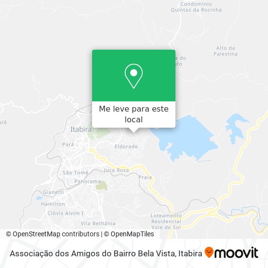 Associação dos Amigos do Bairro Bela Vista mapa