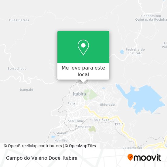 Campo do Valério Doce mapa