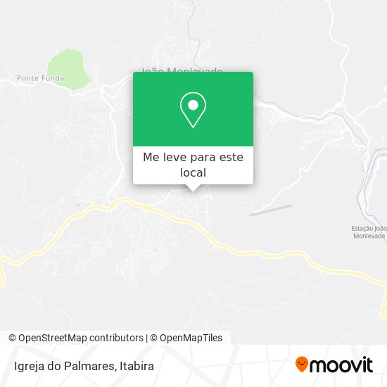 Igreja do Palmares mapa