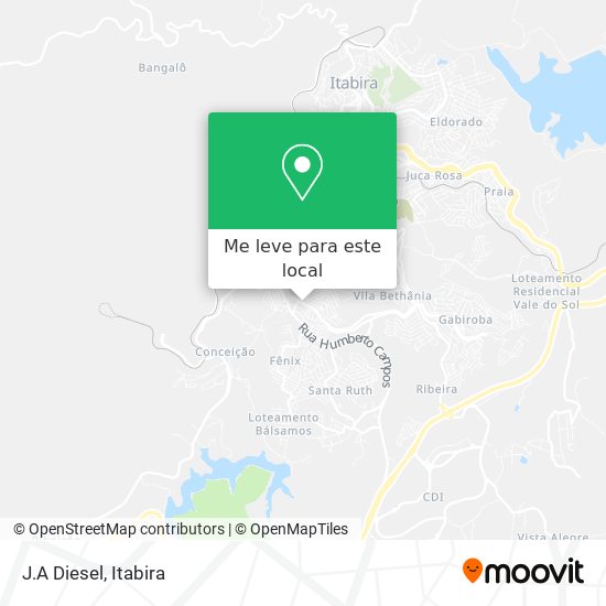 J.A Diesel mapa