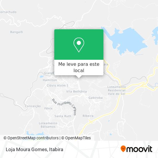 Loja Moura Gomes mapa