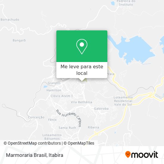 Marmoraria Brasil mapa