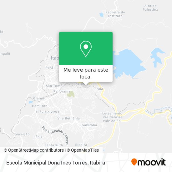 Escola Municipal Dona Inês Torres mapa